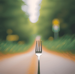 a fork in the road