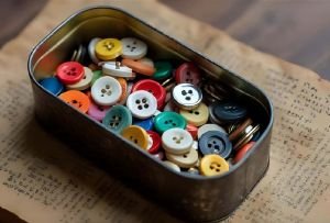 playing with buttons
